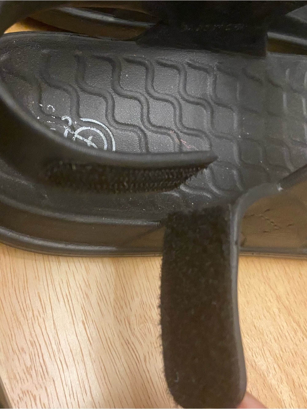 Chinese Laundry Women’s Slip On Ankle Strappy Black Comfort Sandals Size 9. - Picture 4 of 7
